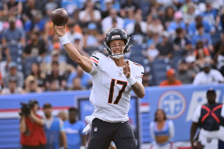 Former Shepherd QB Tyson Bagent sparks the Bears with a 97-yard opening TD to wrap preseason with win over Titans